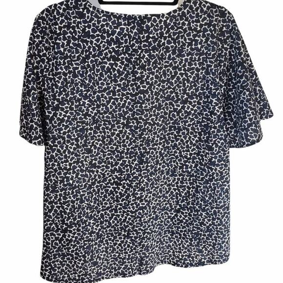 Who What Wear | Blue, Button Down, Giraffe Print Shirt | Size XL - Picture 6 of 7